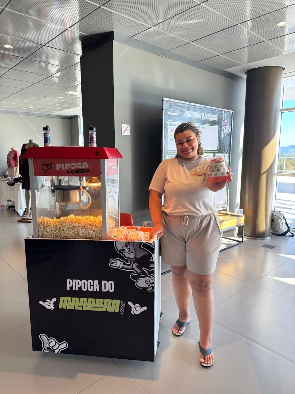 Pipoca das Cariocas em evento